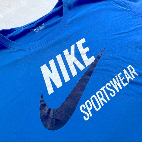 NIKE Sportswear The Nike Tee Pacific Blue Shirt Men’s 3XL - Picture 3 of 4